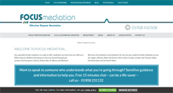 Desktop Screenshot of focus-mediation.co.uk